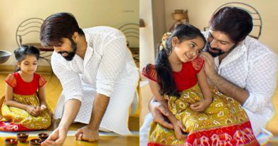 sreeja-konidela-little-daughter-celebrated-diwali-with-her-father-kalyaan-dhev-without-her-mother